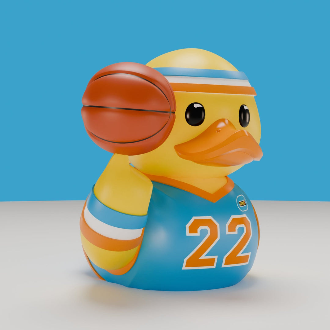 Sports TUBBZ: Basketball TUBBZ Collectible Duck (Mini Edition) available from TUBBZ US - front left angled view