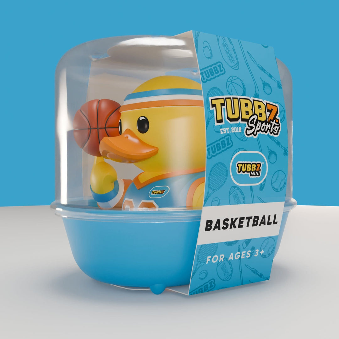 Sports TUBBZ: Basketball TUBBZ Collectible Duck (Mini Edition) available from TUBBZ US - packaged front view