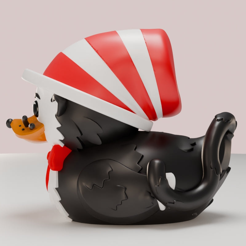 The Cat in the Hat TUBBZ Collectible Duck (Mini Edition) available from TUBBZ US - left side view