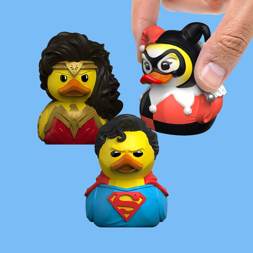 DC Comics: Superman, Wonder Woman, Harley Quinn Mini TUBBZ Bundle