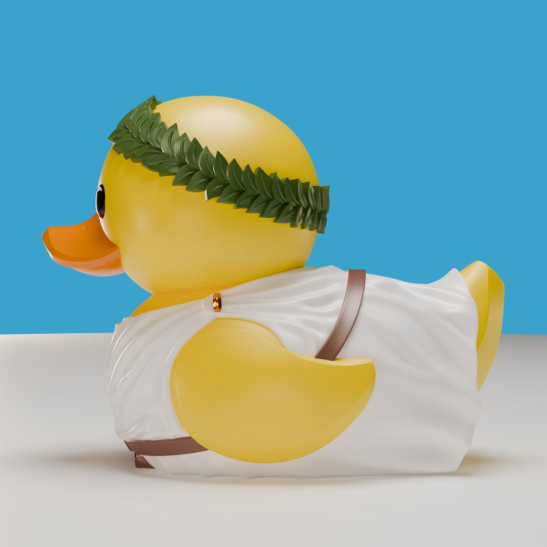 Travel Greece TUBBZ Collectible Duck (Mini Edition) available from TUBBZ US - left-side angle view
