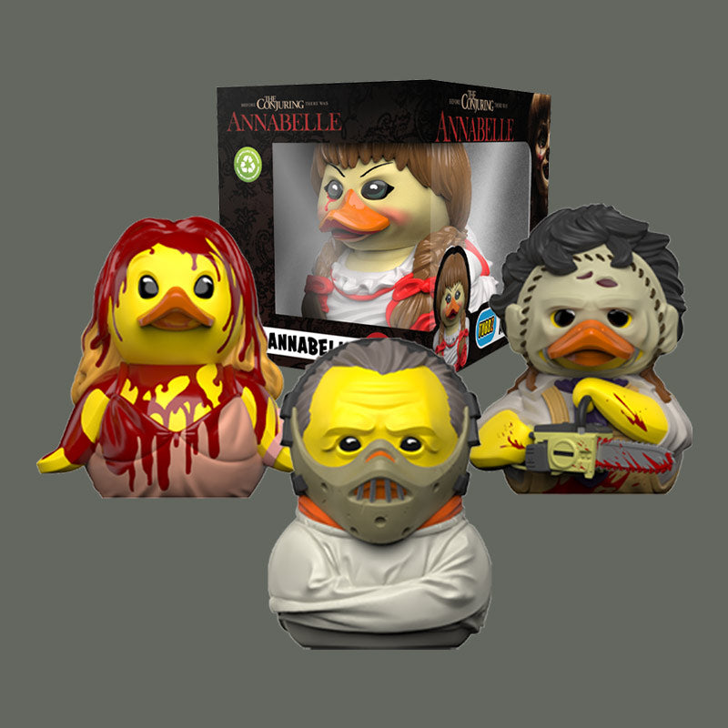 Horror Icons: Annabelle, Hannibal Lecter, Leatherface & Carrie Boxed Edition TUBBZ Bundle