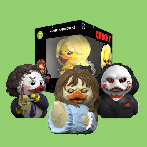 Horror Icons: The Exorcist, Saw, Tiffany & Leatherface Boxed Edition TUBBZ Bundle
