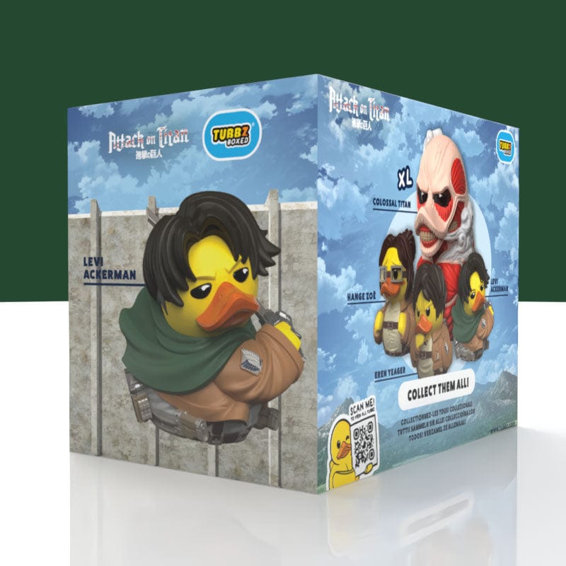 Attack on Titan Levi Ackerman Boxed Collectable Duck - TUBBZ