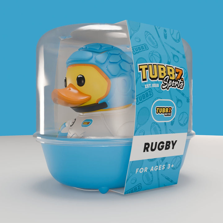 Sports TUBBZ: Rugby TUBBZ Collectible Duck (Mini Edition) available from TUBBZ US - packaged front view