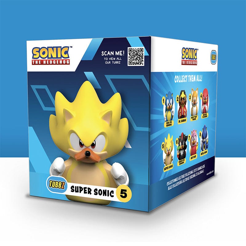 Super Sonic TUBBZ | Sonic the Hedgehog Boxed Collectible