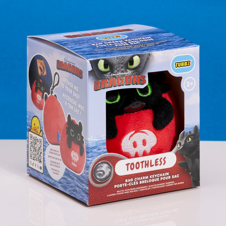 TUBBZ Bag Charm: Toothless Keychain